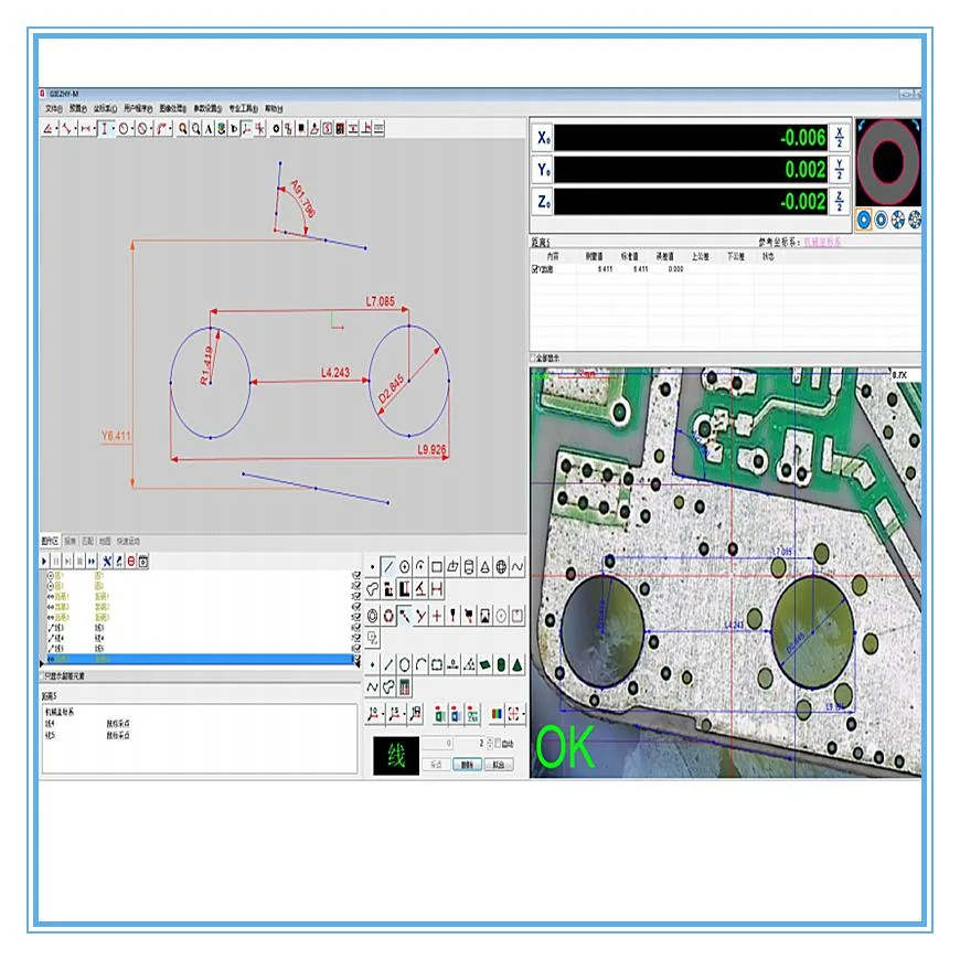 Manul Image Measurement Machine with Desk